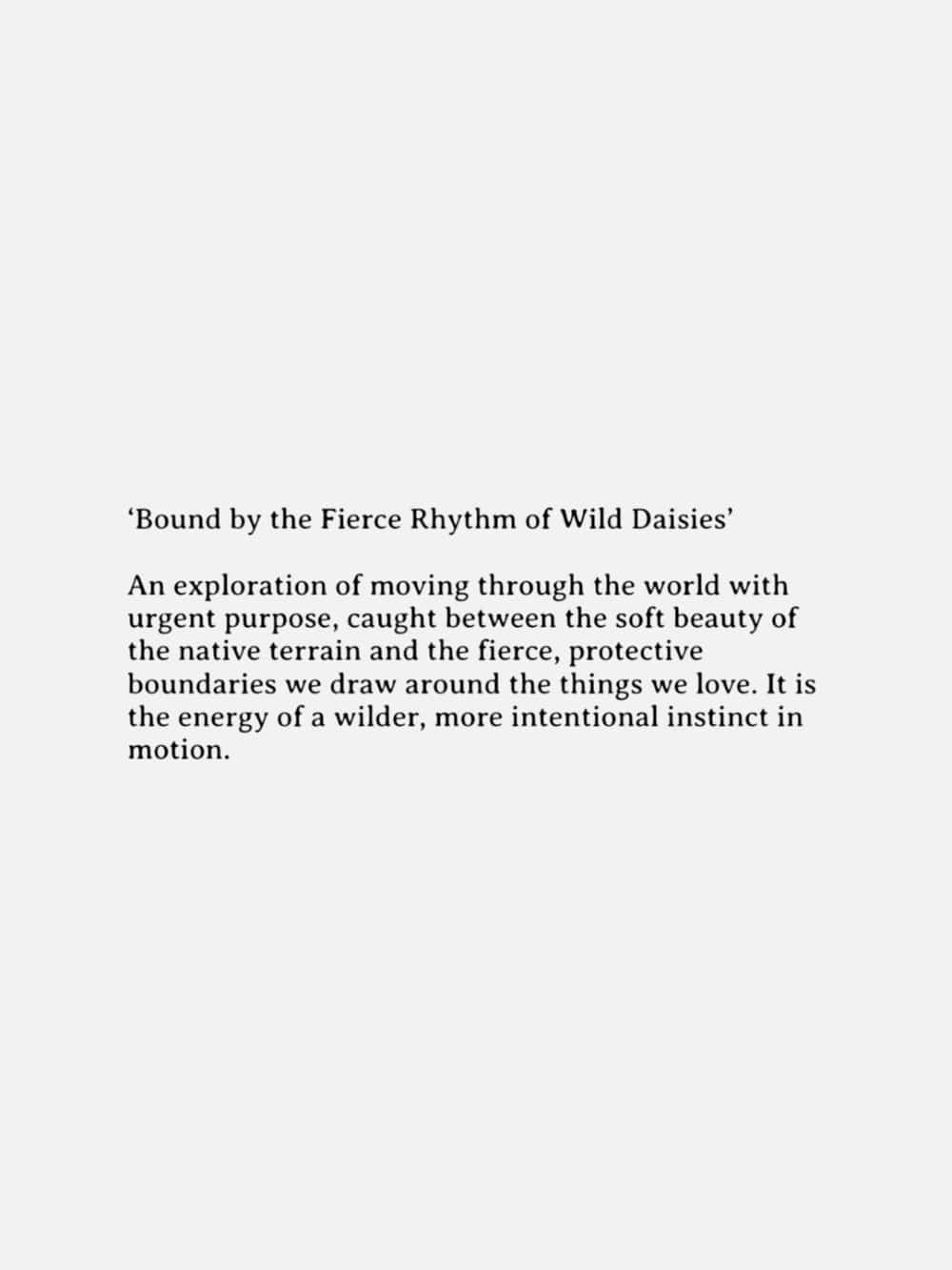Bound By The Fierce Rhythm Of Wild Daisies - Original Artwork