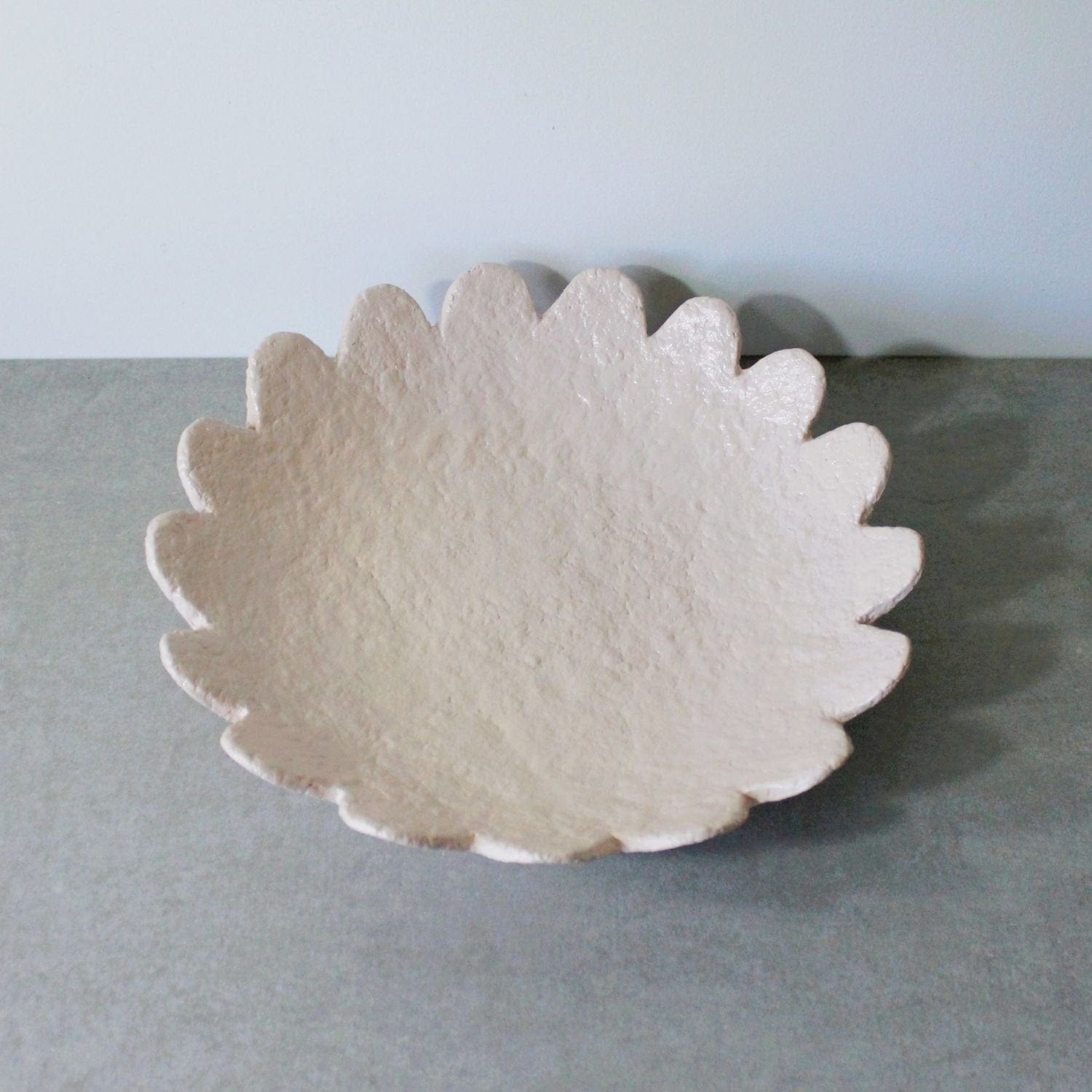 Scalloped Bowl - Pink Champagne