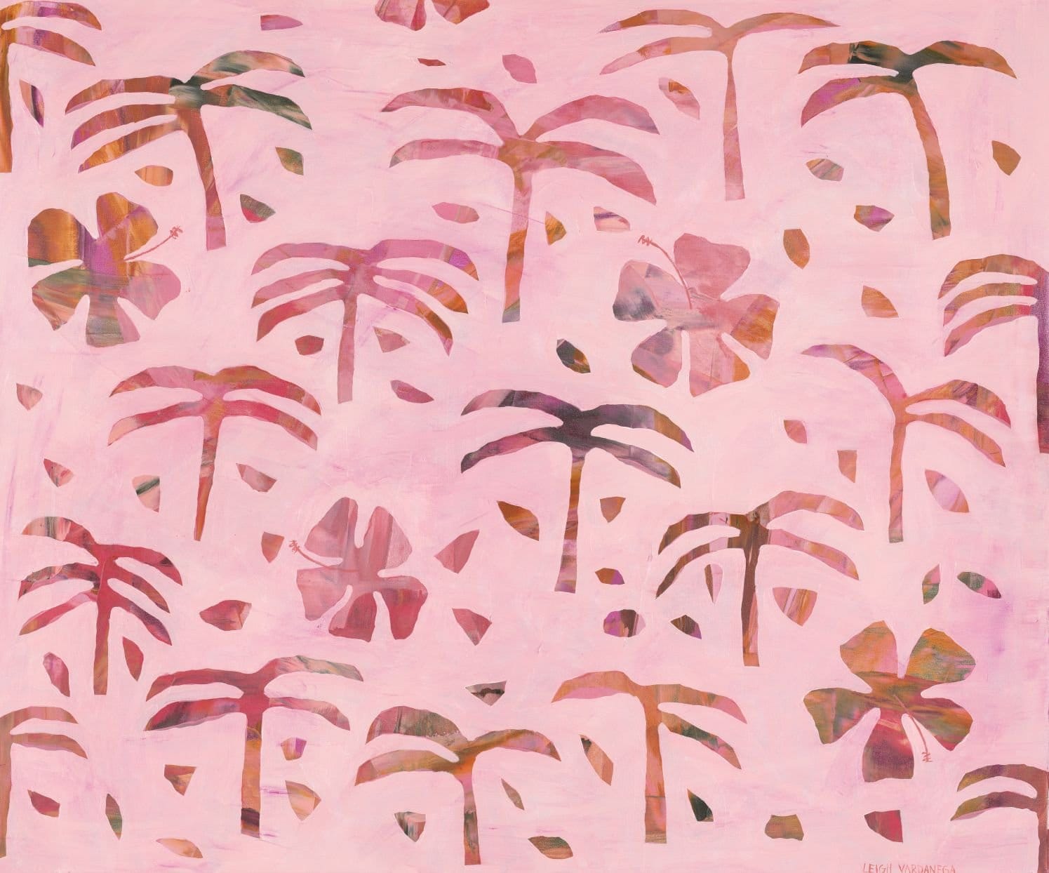 Pink Paradise - Limited Edition Print-Prints-Leigh Vardanega-Greenhouse Interiors Pty Ltd