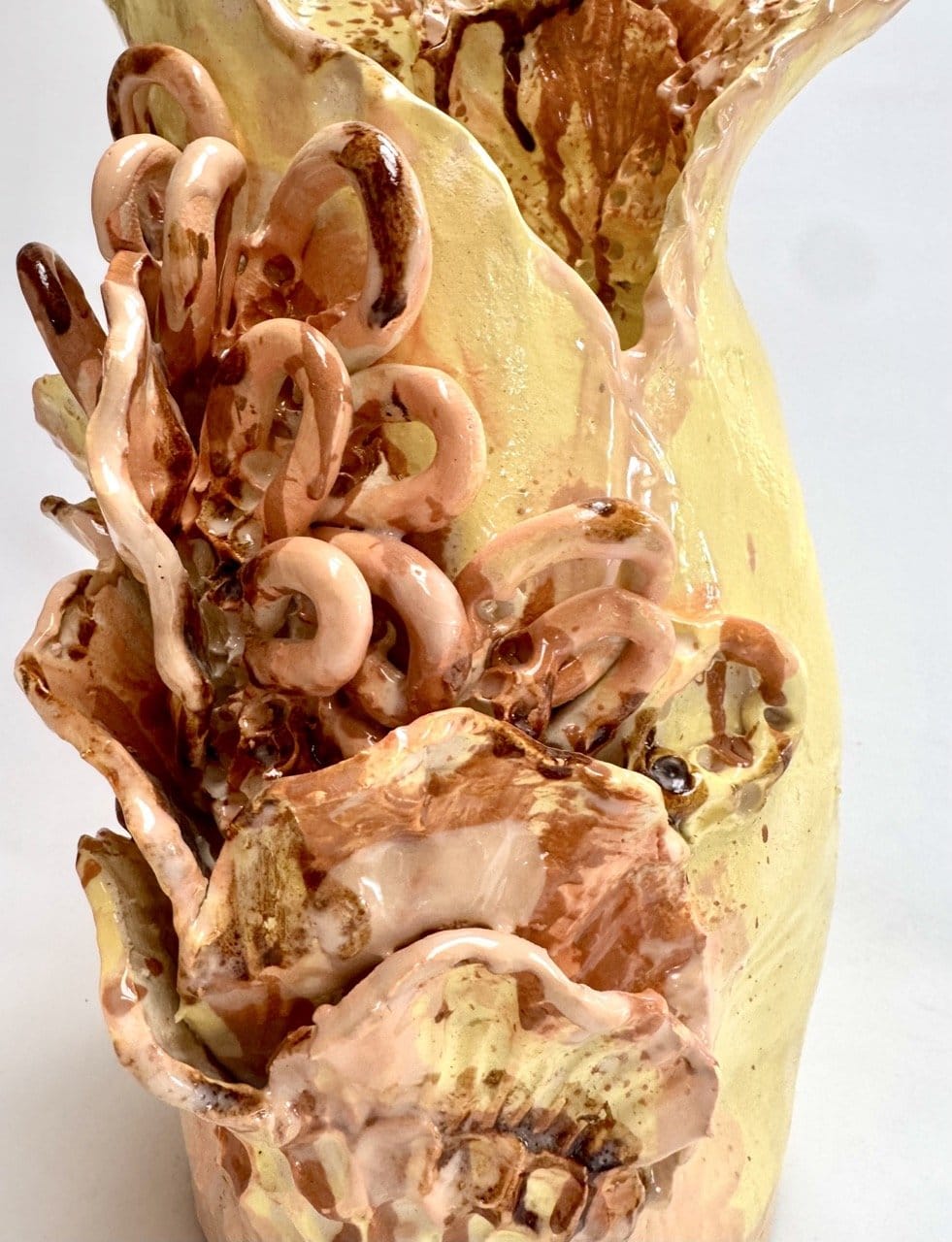 Lemon Slice - Sculptural Vase-Ceramics-Lauren Barton-Greenhouse Interiors Pty Ltd