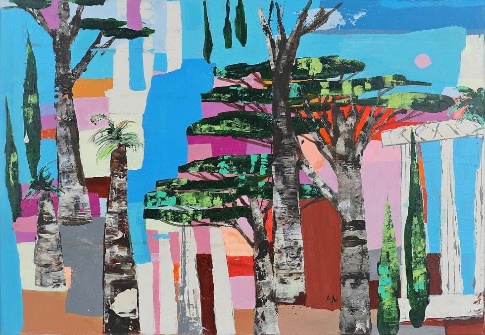 Meditterranean View - Original Art