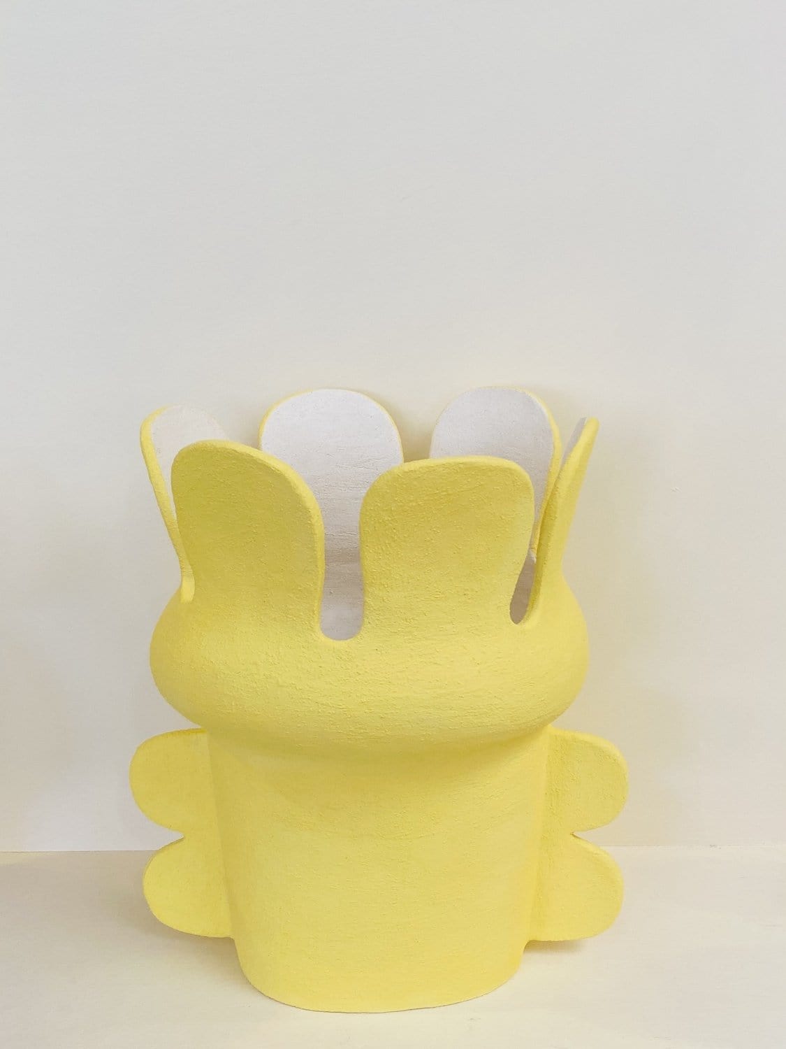 Large Yellow Flower Vase