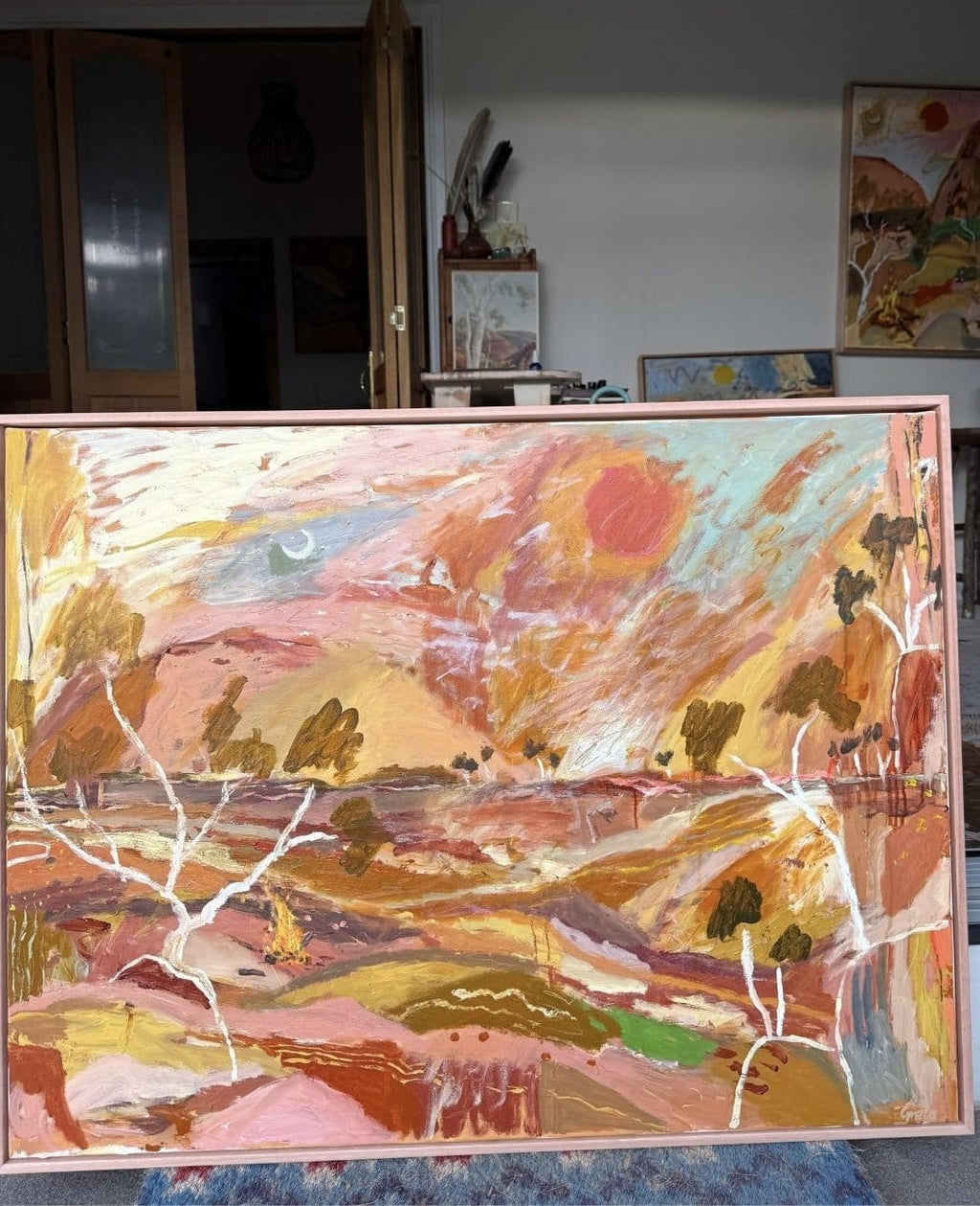 Outback Energy Lines - Original Artwork-Original Art-Greta Hounslow-Greenhouse Interiors Pty Ltd