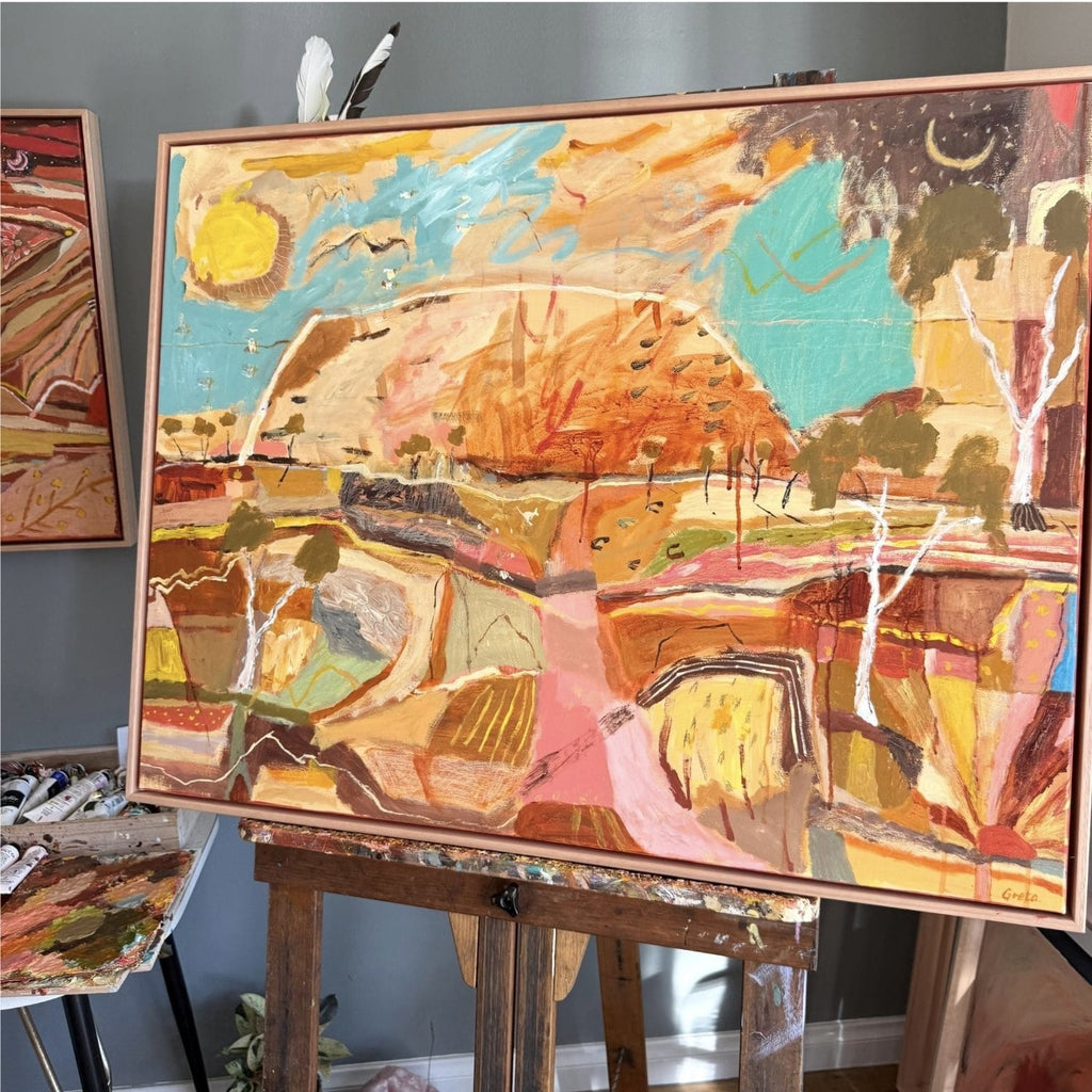 Outback Fragments  - Original Artwork-Original Art-Greta Hounslow-Greenhouse Interiors