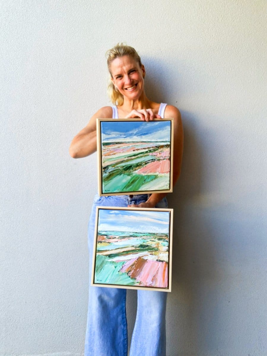 Blush Pasture II - Original Artwork-Original Art-Katie Wyatt-Greenhouse Interiors Pty Ltd