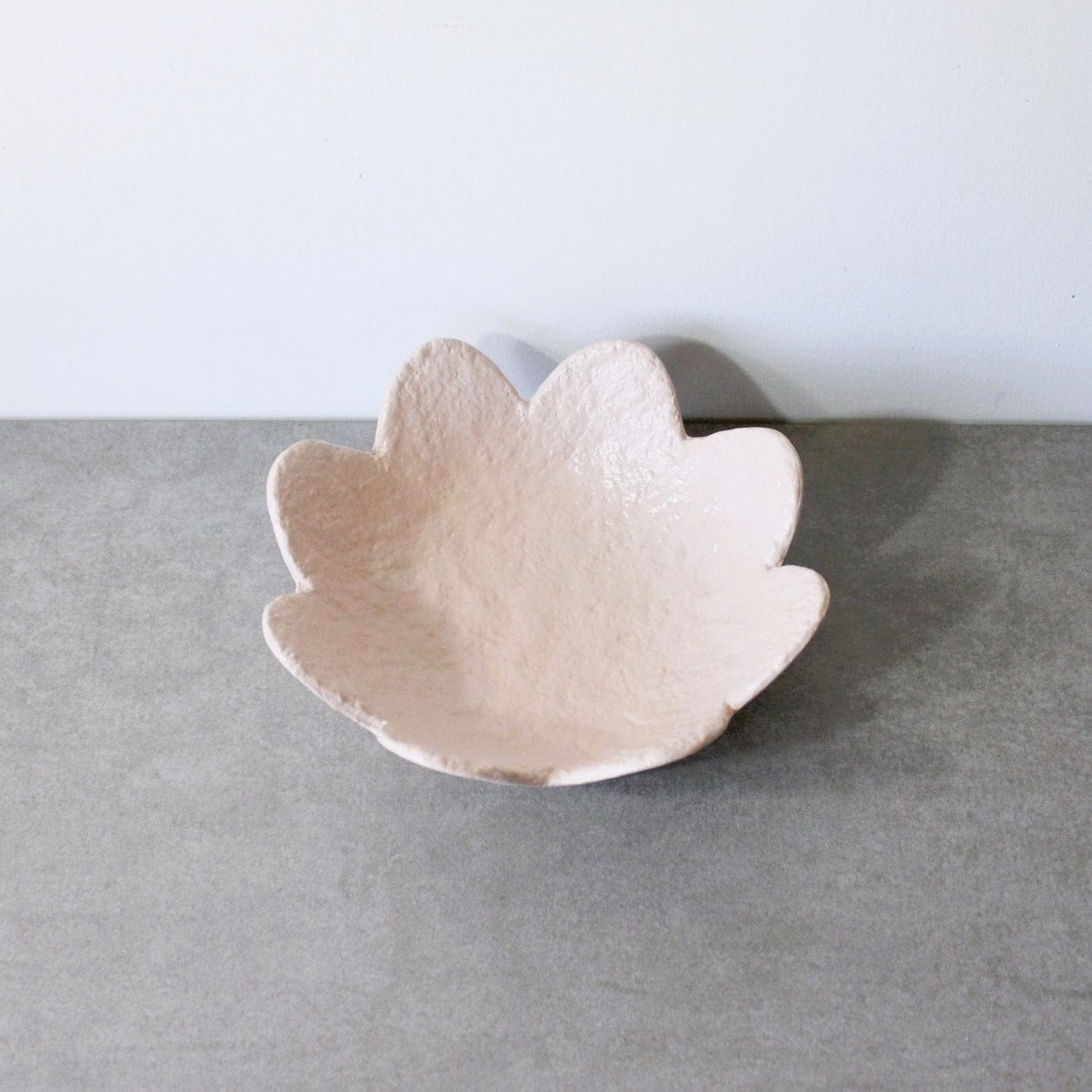 Scalloped Dish Small - Pink Champagne