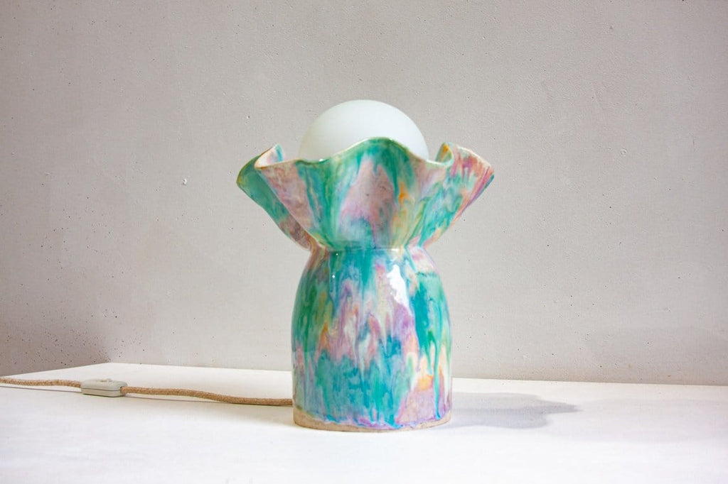 Ceramic Table Lamp - Sorbet-Lighting-Rhiannon Gill-Greenhouse Interiors Pty Ltd