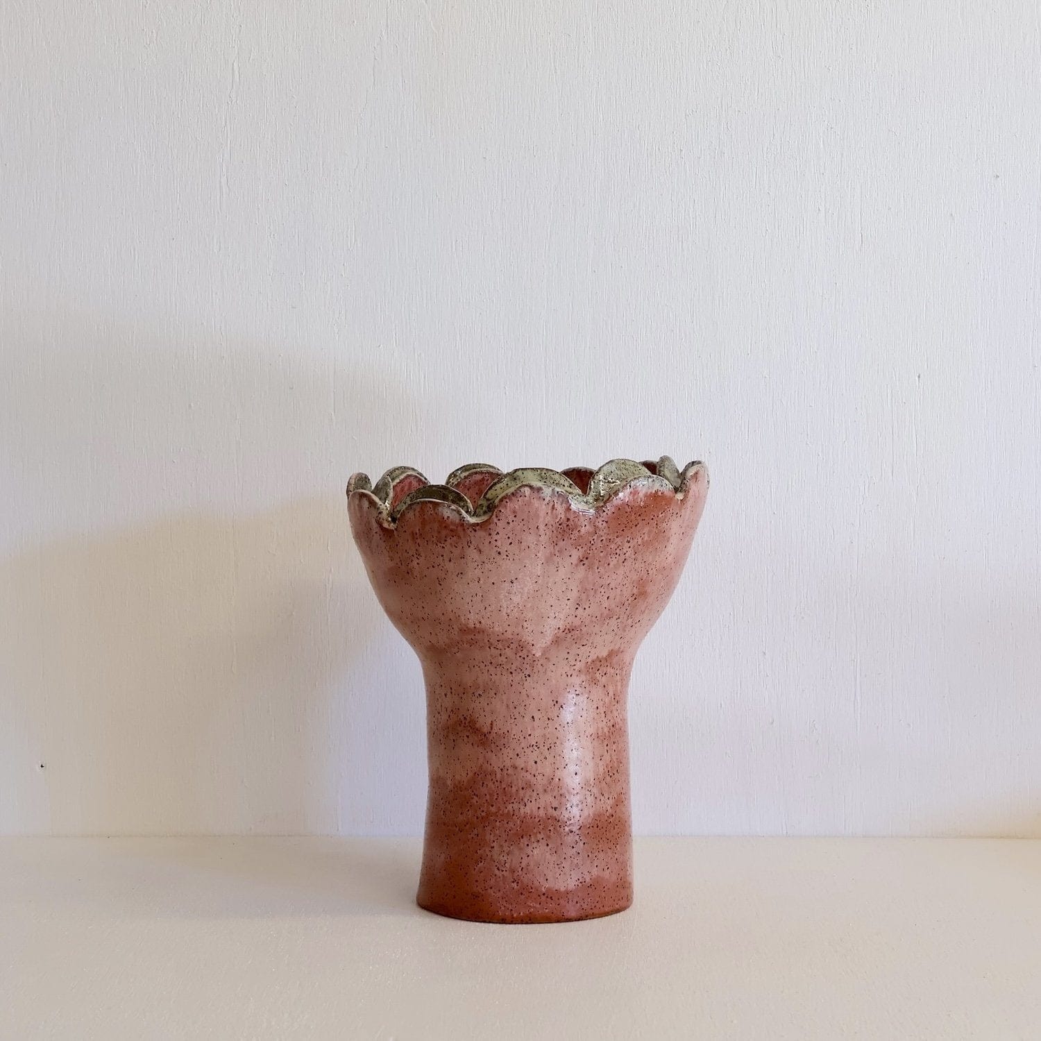 Pink Flower Ceramic Bowl