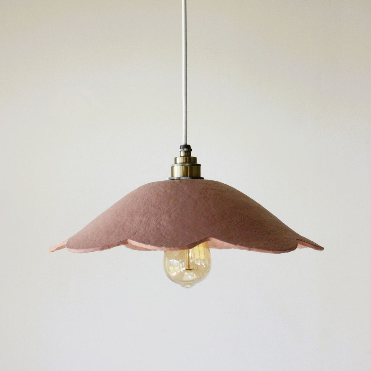 Petal Pendant Light - Dusky Rose