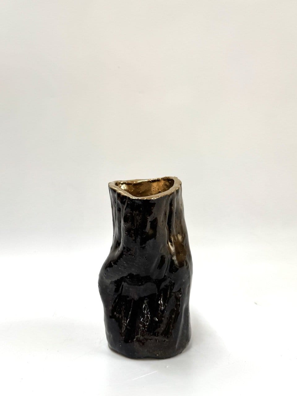 Mini Crush Vase 'Gold Black'