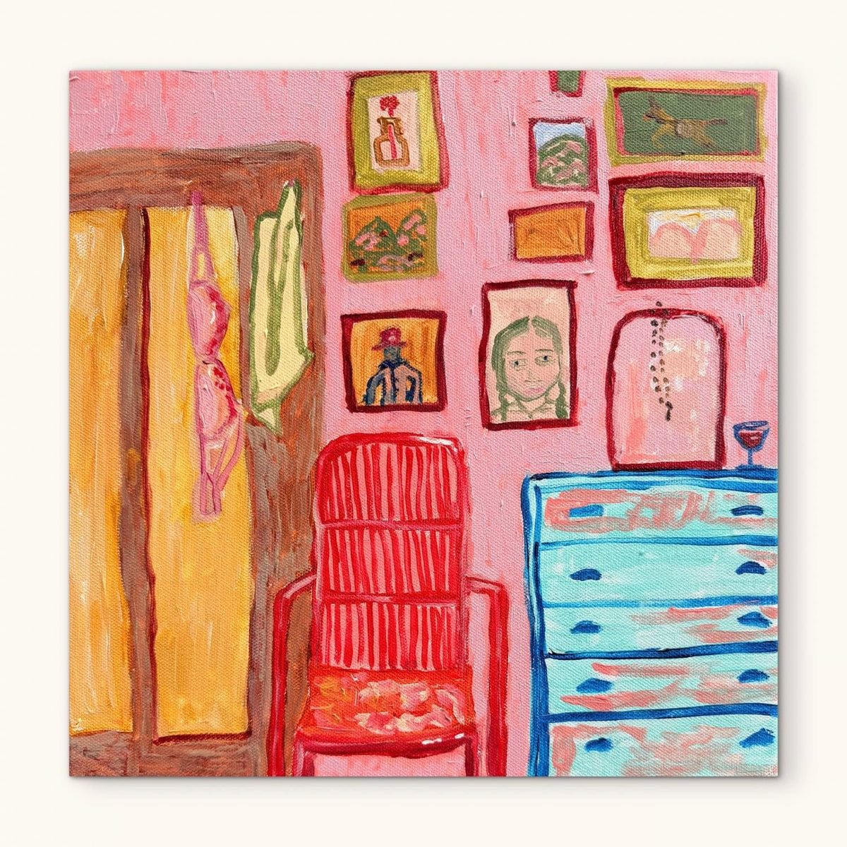 Anouk's Bedroom - Original Art