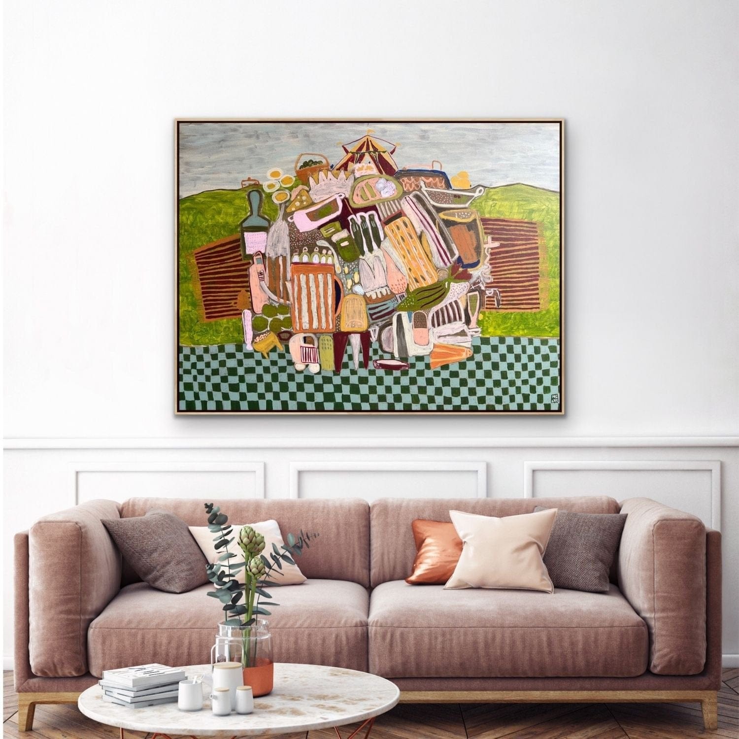 Walter's Birthday Picnic - Original Painting