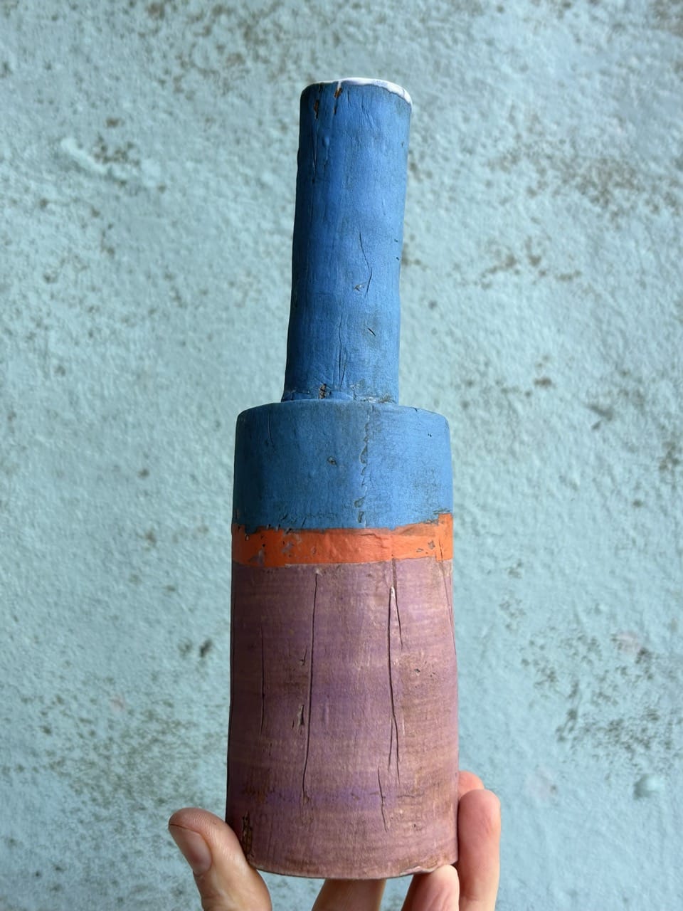 Flotsam Bottle Denim Plum-Ceramics-Sarah Murray-Greenhouse Interiors