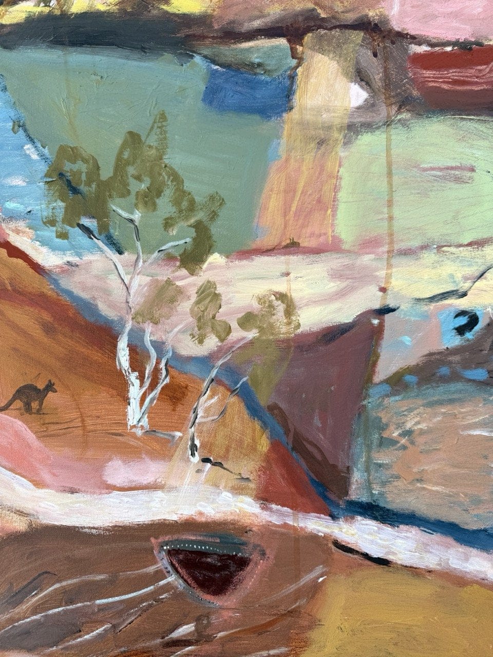 Midday At Hamersley Gorge  - Original Artwork