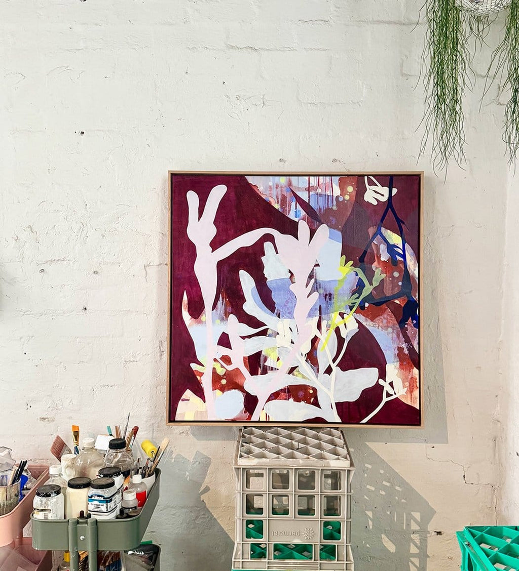 Deep Lightfall - Original Artwork-Original Art-Sarah Leslie-Greenhouse Interiors Pty Ltd