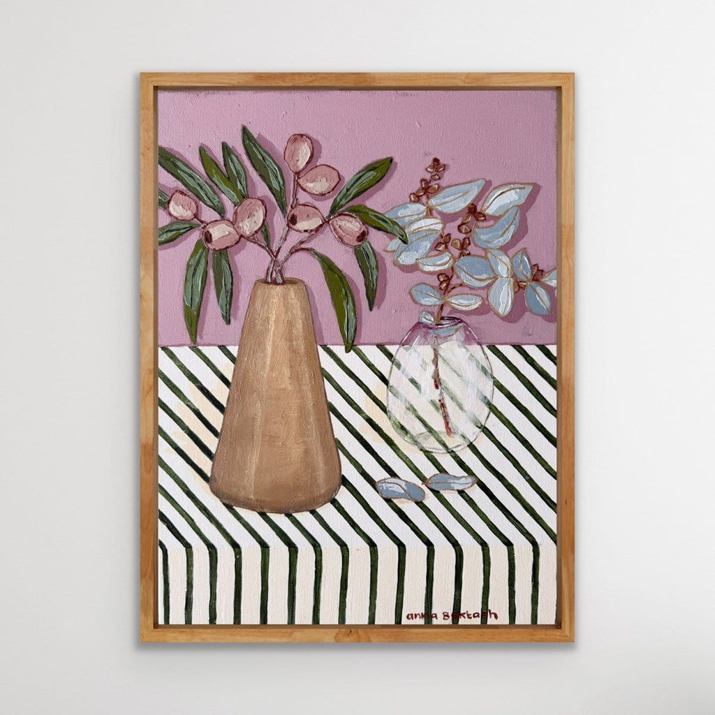 Gumnuts And Stripes - Original Art