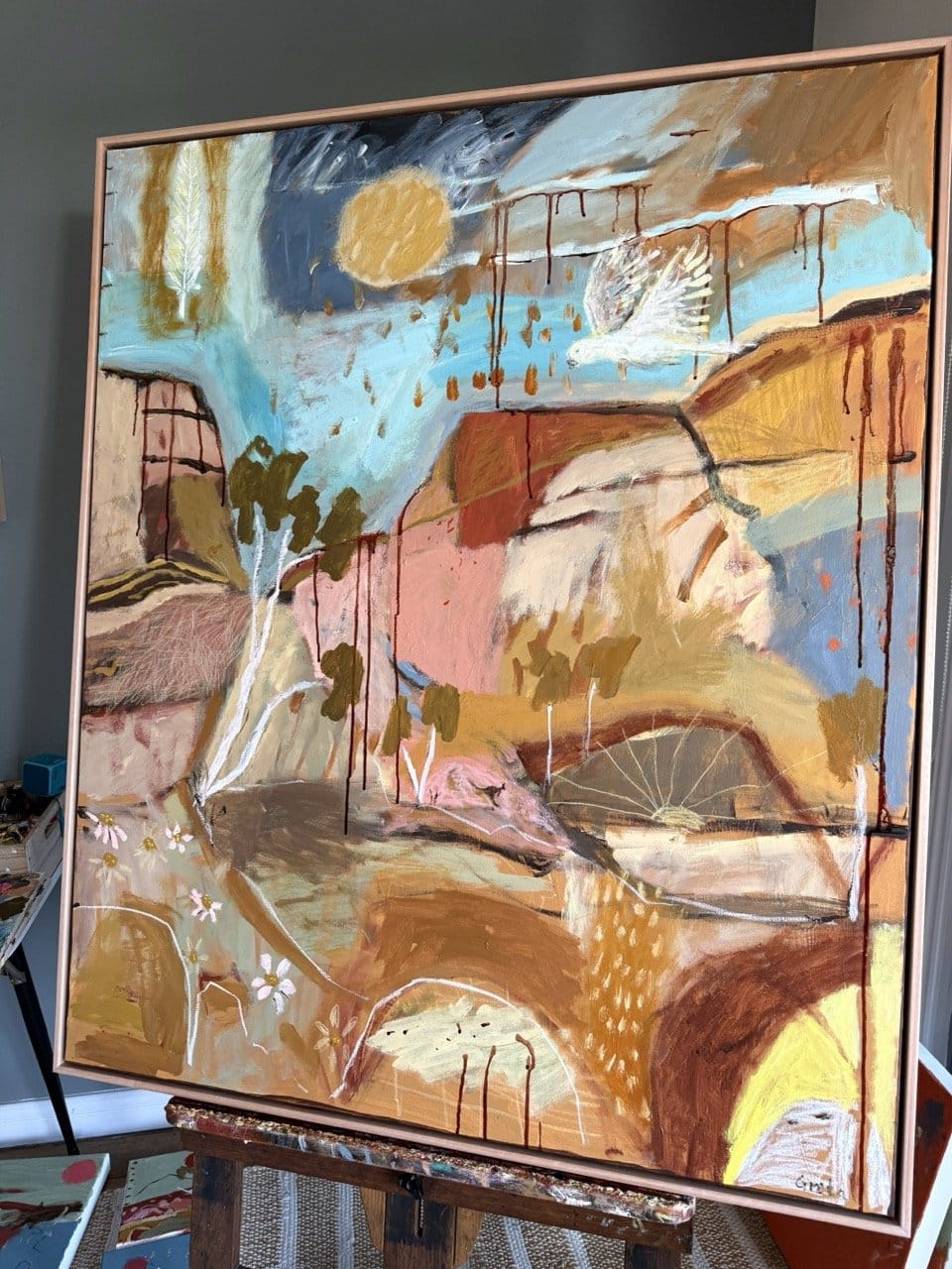 Red Dust And Rain - Original Artwork