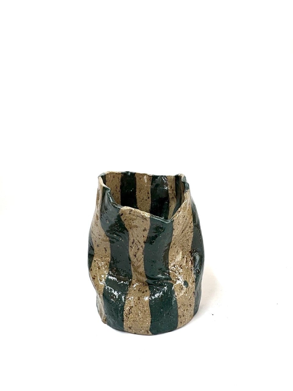 Mid Crush Vase 'Oriental Mud'