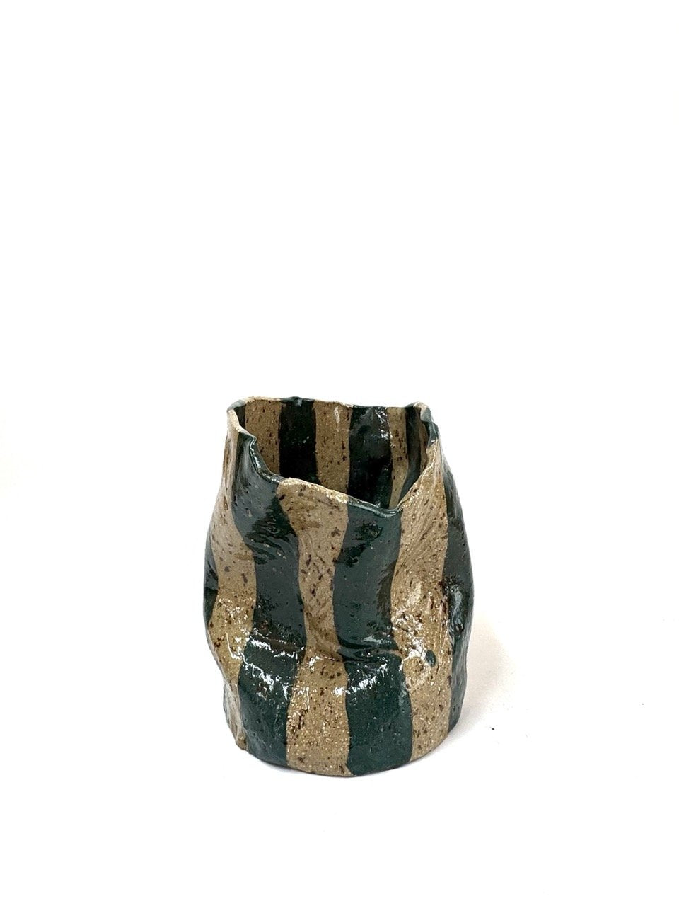 Mid Crush Vase 'Oriental Mud'