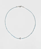 Lily & May - Aquamarine Necklace-Jewellery-Lily and May-Greenhouse Interiors Pty Ltd