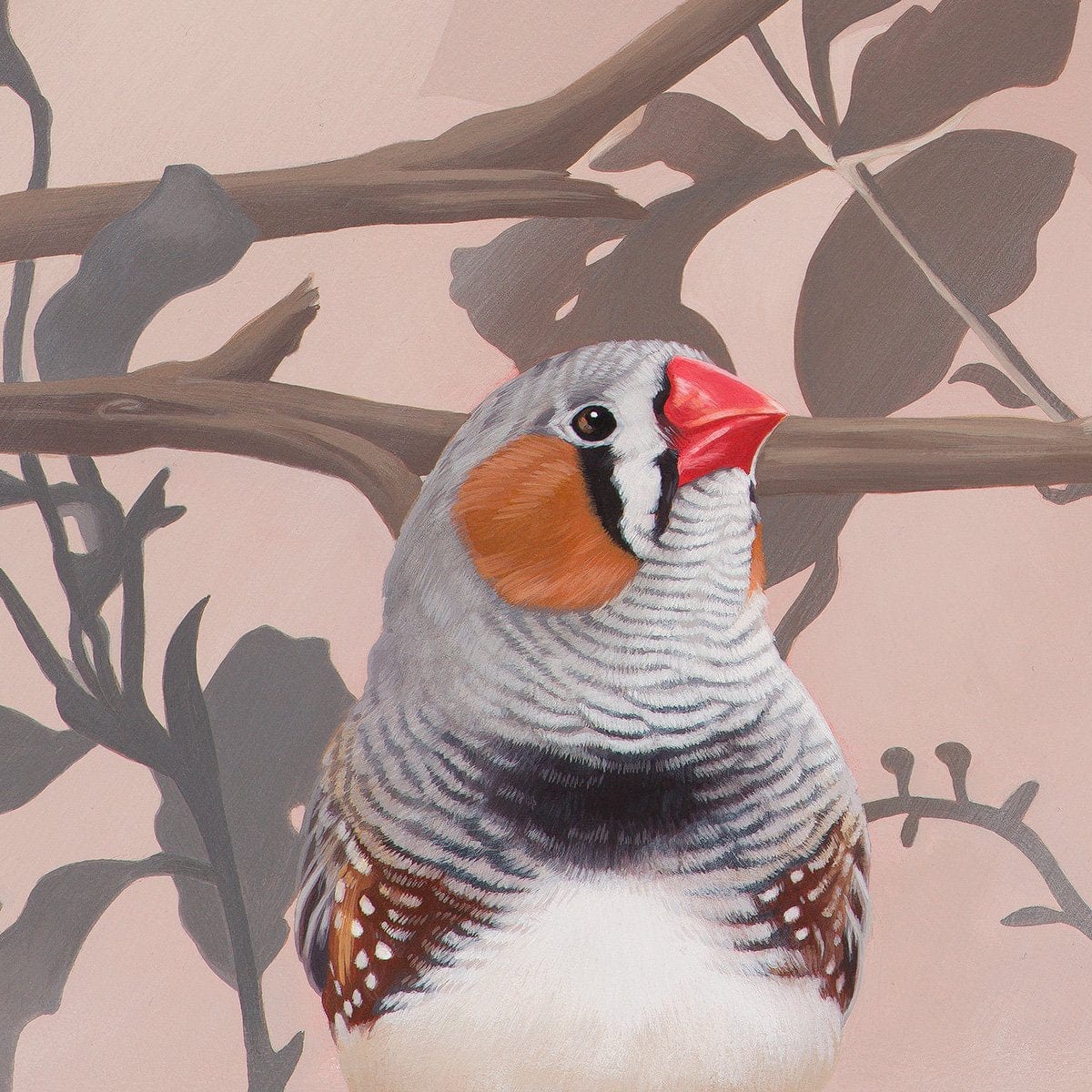 You're The Fanciest Finch I Know - Original Art