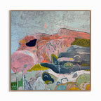 Roy Dive Bombs A Sausage Bbq At Halls Gap - Original Art