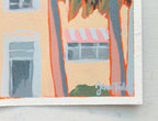 Palms And Stripes - Original Artwork