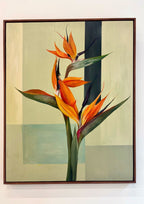 Bird Of Paradise In Blue - Original Art-Original Art-Nay Bellamy-Greenhouse Interiors Pty Ltd