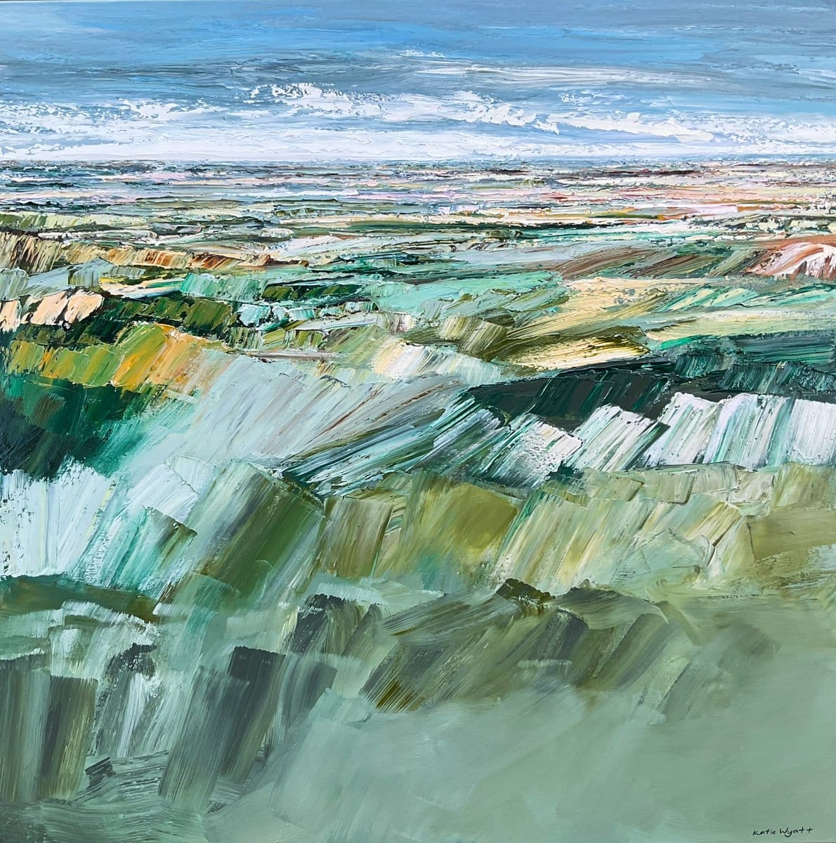 Southern Glow Original Artwork-Original Art-Katie Wyatt-Greenhouse Interiors Pty Ltd