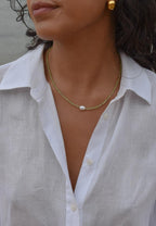 Lily & May - Peridot Necklace-Jewellery-Lily and May-Greenhouse Interiors Pty Ltd