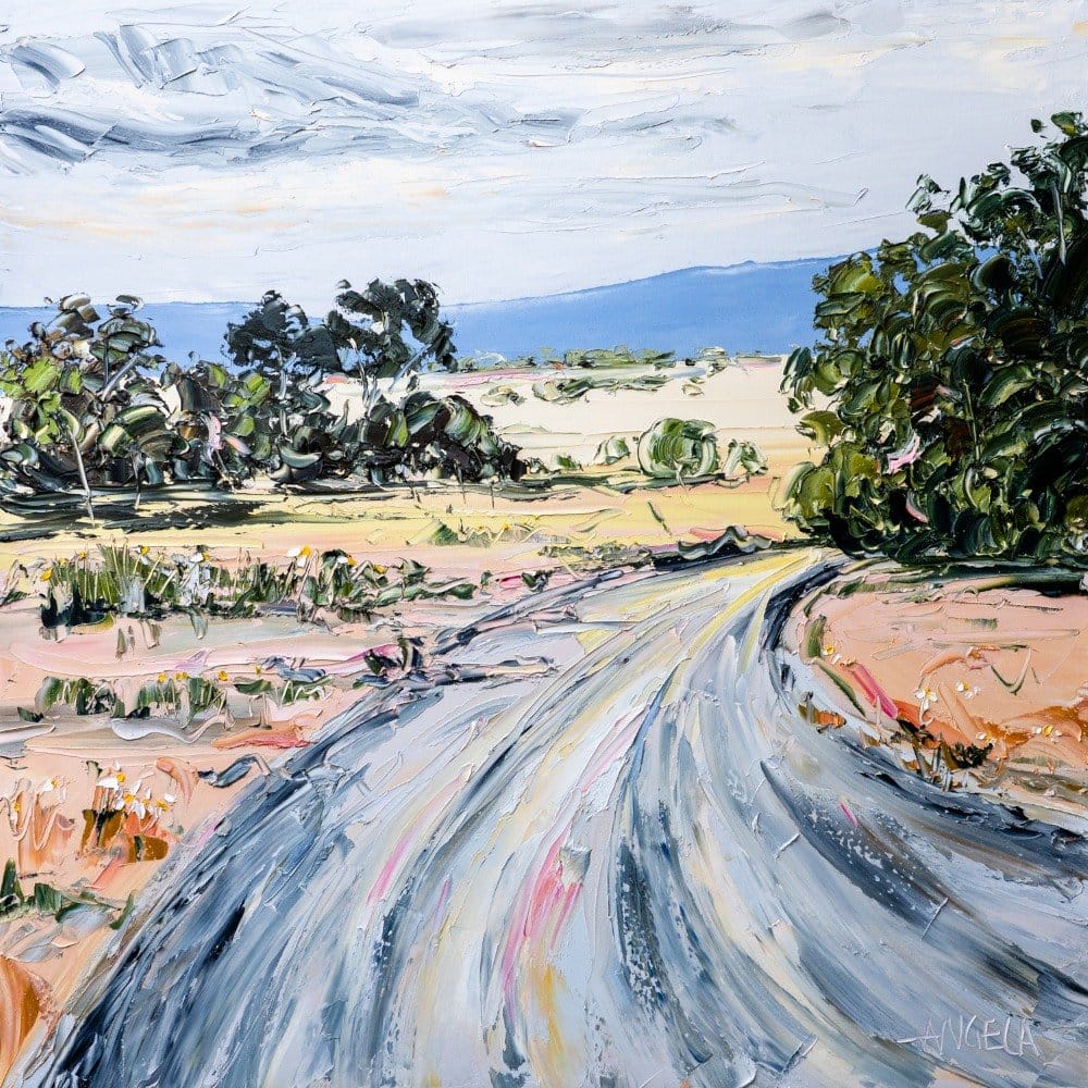 The Road Into Blue - Original Art