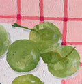 Pink Check Limes - Original Art-Original Art-Alexandra Strong-Greenhouse Interiors Pty Ltd