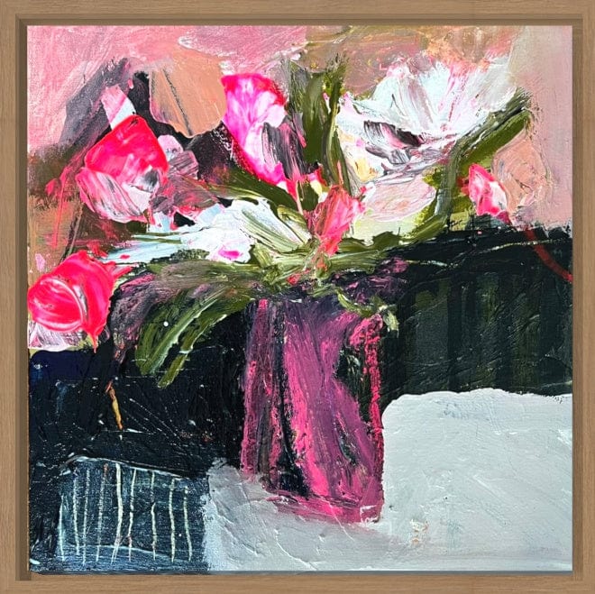 Flowers At Evening - Original Art