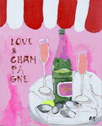 Love & Champagne - Limited Edition Print