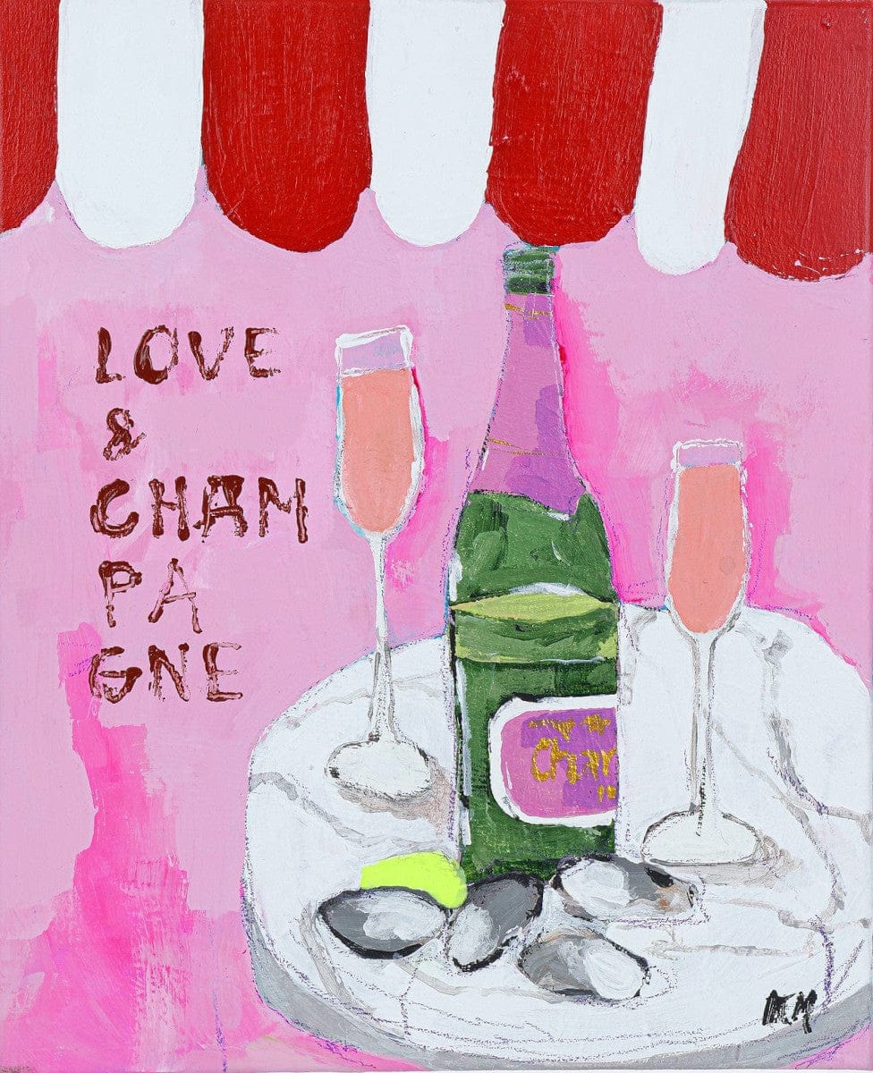 Love &amp; Champagne - Limited Edition Print
