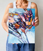 Midnight Bloom Ii Original Artwork-Original Art-Katie Wyatt-Greenhouse Interiors Pty Ltd