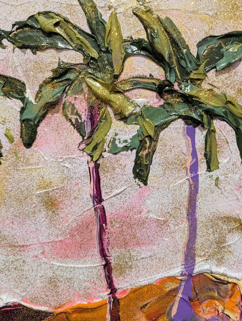 Shimmer Palms - Original Art