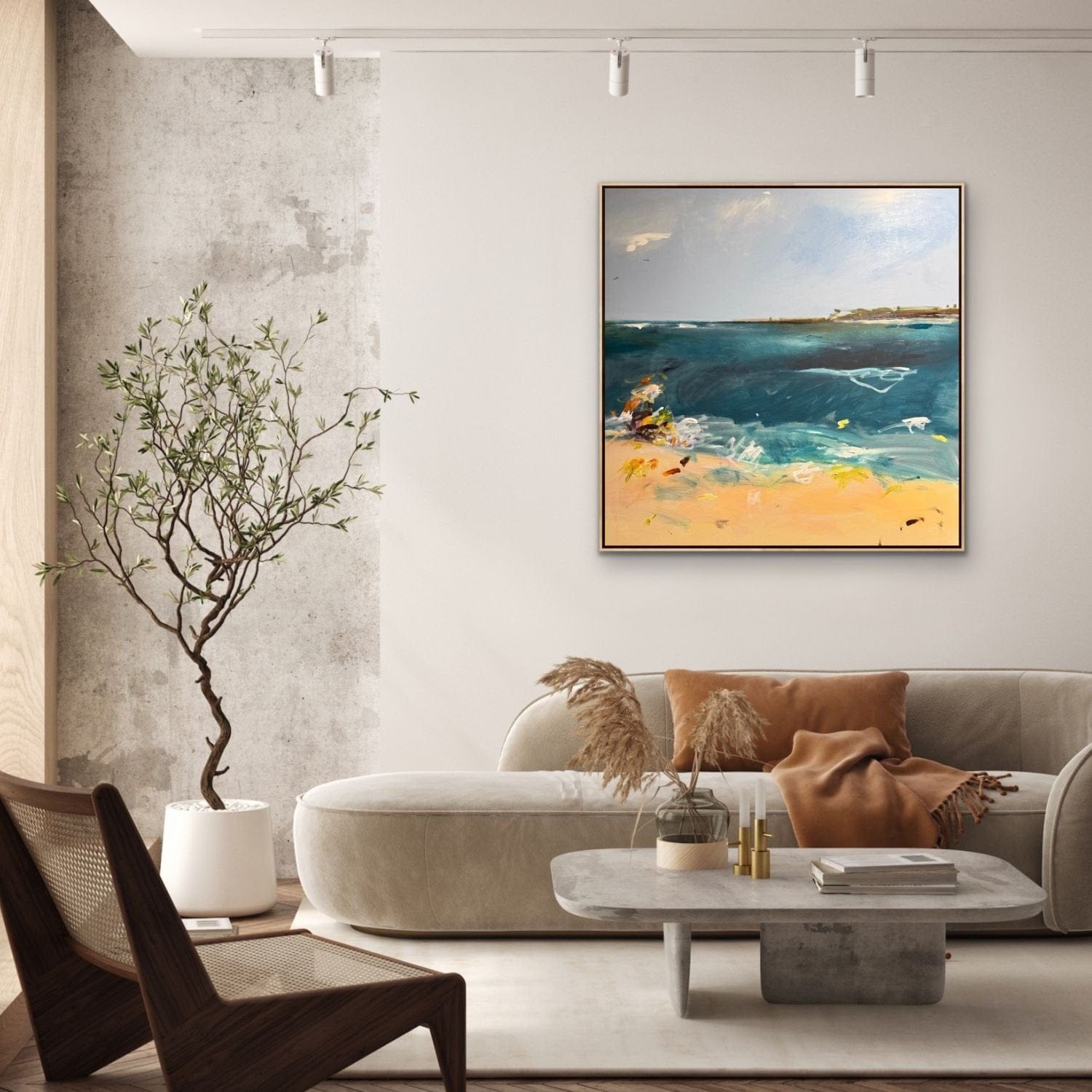 Beachside - The Mystic Sea - Original Art-Original Art-Carolyne Jane-Greenhouse Interiors Pty Ltd