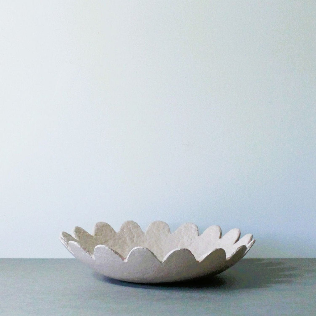 Scalloped Bowl - Pink Champagne
