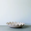 Scalloped Bowl - Pink Champagne-Vases & Vessels-Ode to Elma-Greenhouse Interiors Pty Ltd