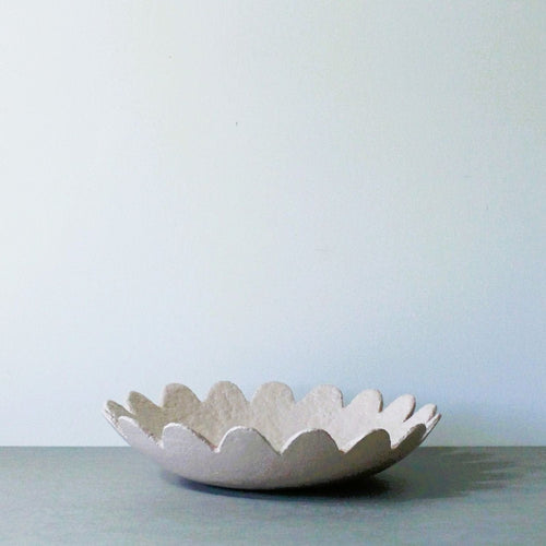 Scalloped Bowl - Pink Champagne