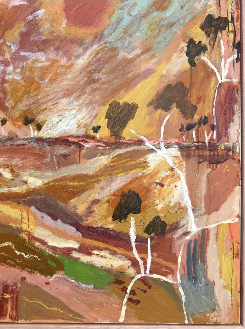 Outback Energy Lines - Original Artwork-Original Art-Greta Hounslow-Greenhouse Interiors Pty Ltd