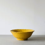 Footed Bowl - Mustard