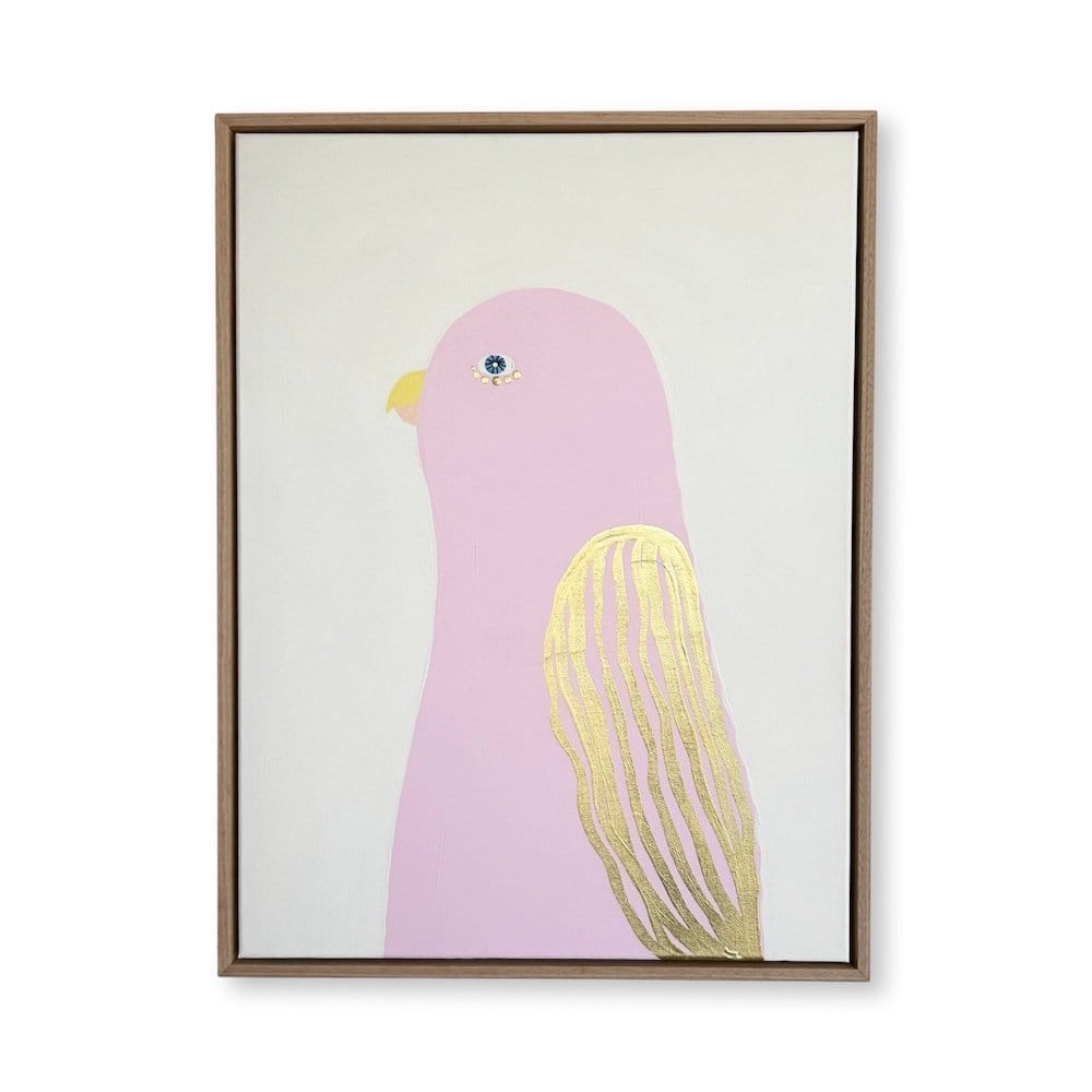 Golden Wings (Facing Left) - Original Art