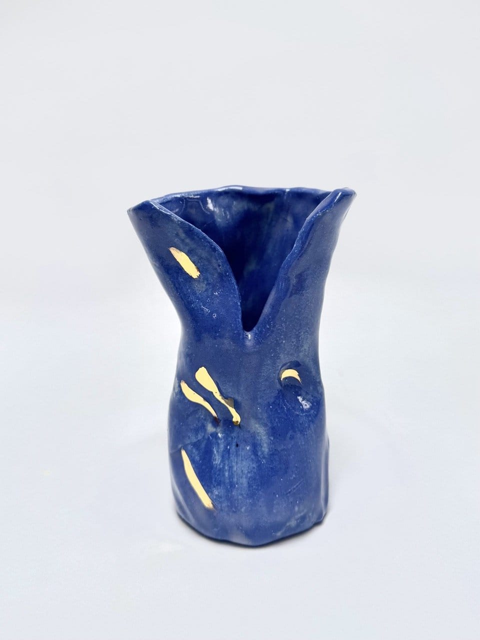 Mini Crush Vase 'Blueberry Gold'