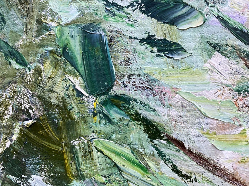Green Gathering - Original Artwork-Original Art-Katie Wyatt-Greenhouse Interiors Pty Ltd