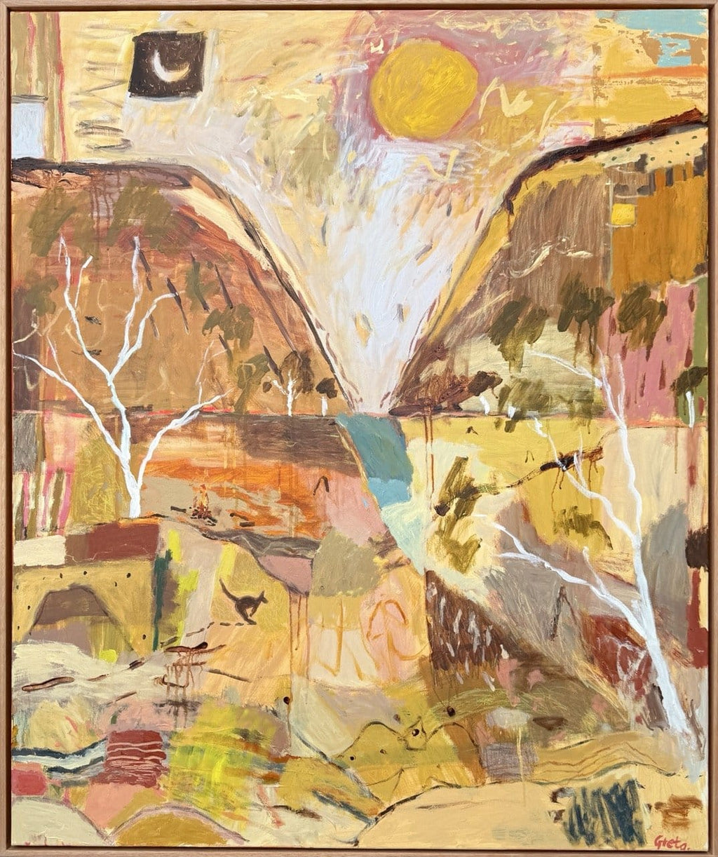 Ancient Gorge - Original Artwork-Original Art-Greta Hounslow-Greenhouse Interiors Pty Ltd