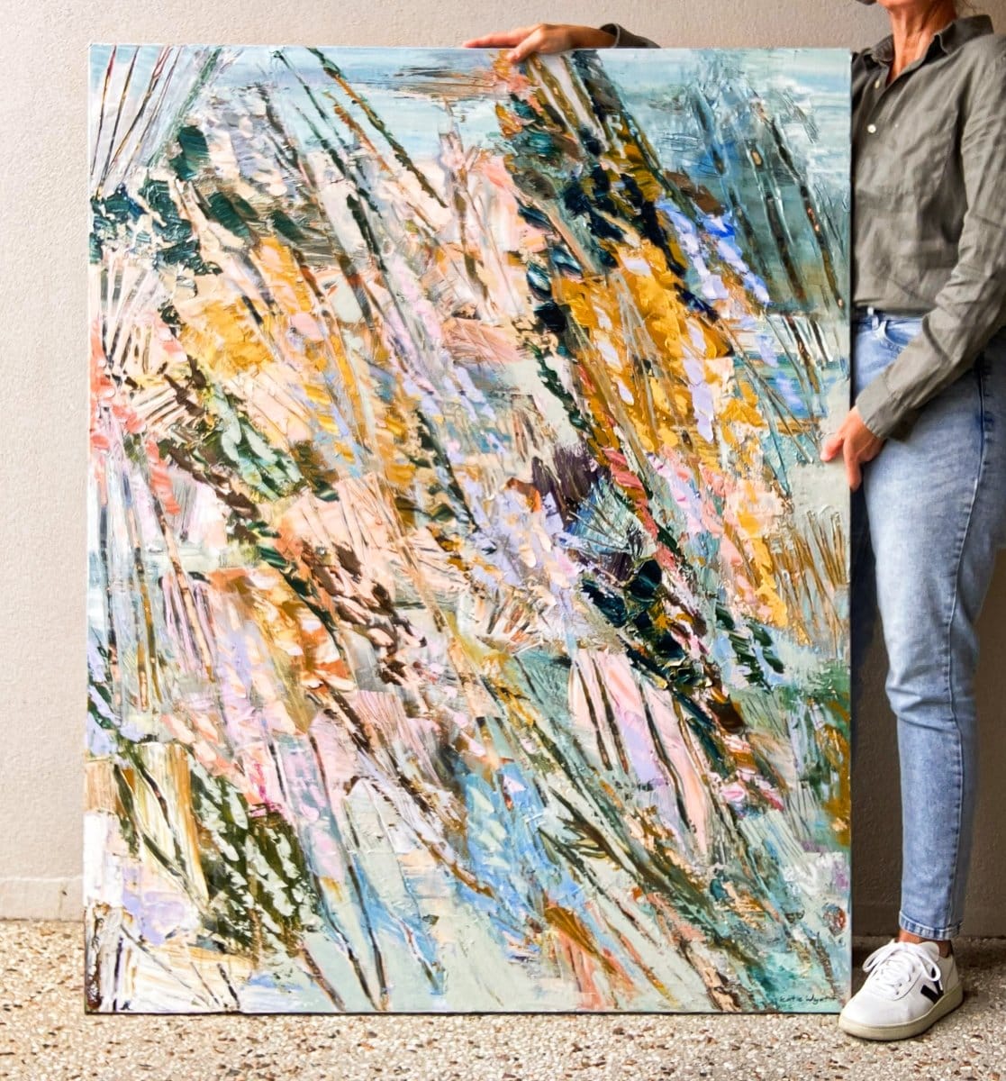 Woodland Veil Original Artwork-Original Art-Katie Wyatt-Greenhouse Interiors Pty Ltd