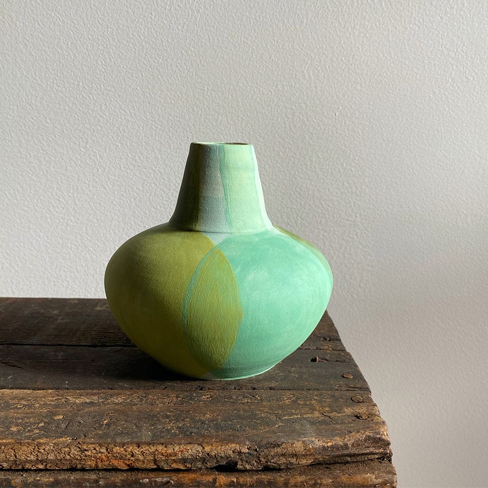 Green Painting Vessel