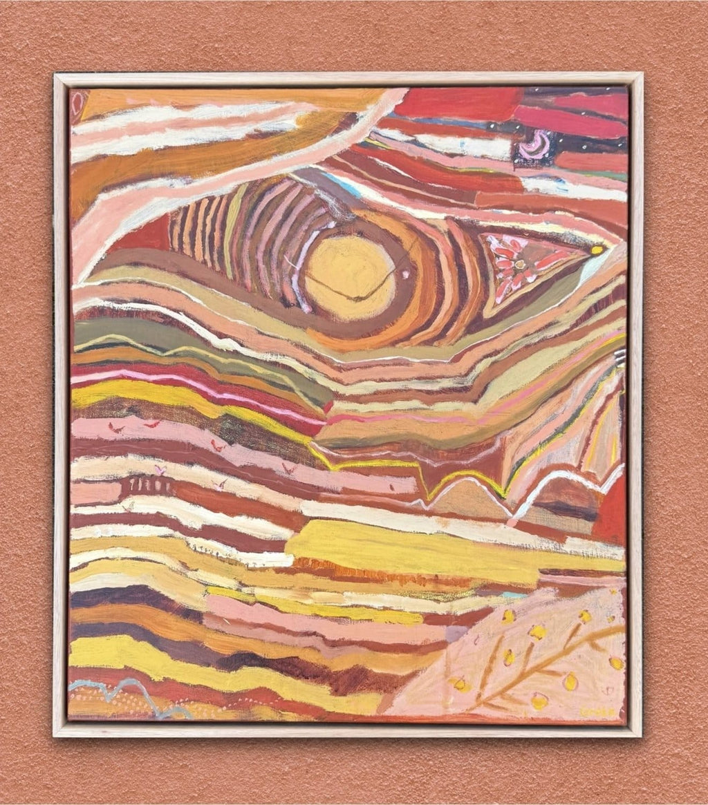 Eagle And Ochre   - Original Artwork-Original Art-Greta Hounslow-Greenhouse Interiors